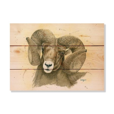 WILE E. WOOD 15 x 11 in. Bartholets Big Horn Wood Art DBBH-1511